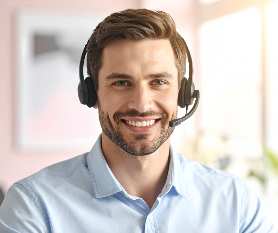 call center agent headset support